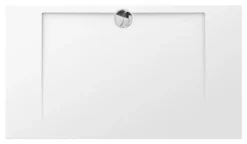 Allibert Slim Douchebak 160x90 Cm Polybeton Wit