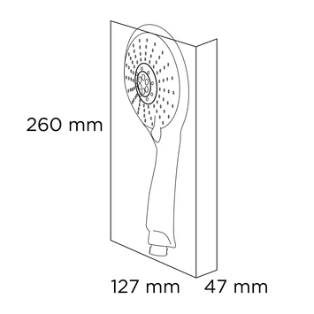 Tiger Handdouche Splash Blanca Ø12,5 cm 5 Standen Tiger Handdouche Splash Blanca Ø12,5 Cm 5 Standen -Badkamerwinkel Voor Thuis 123 3246