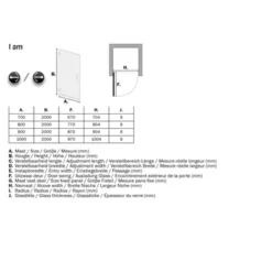 Sealskin Pendeldeur Voor Nis I AM 80x200 Cm RVS 4 Sealskin Pendeldeur Voor Nis I AM 80x200 Cm RVS -Badkamerwinkel Voor Thuis 123 3268