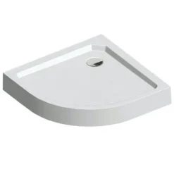 Sealskin Douchebak Fusion Kwartrond Opbouw 80x80x14 Cm Wit