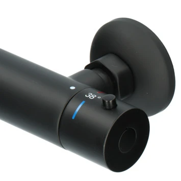 Atlantic thermostatische douchekraan Griffin Zwart 15 cm Atlantic Thermostatische Douchekraan Griffin Zwart 15 Cm -Badkamerwinkel Voor Thuis 123 333