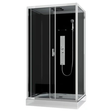 Allibert douchecabine Gipsy hoekmodel 80x120cm Allibert Douchecabine Gipsy Hoekmodel 80x120cm -Badkamerwinkel Voor Thuis 123 3332