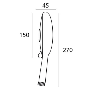 Tiger Handdouche Splash Termini Ø15 cm 6 Standen Tiger Handdouche Splash Termini Ø15 Cm 6 Standen -Badkamerwinkel Voor Thuis 123 3396
