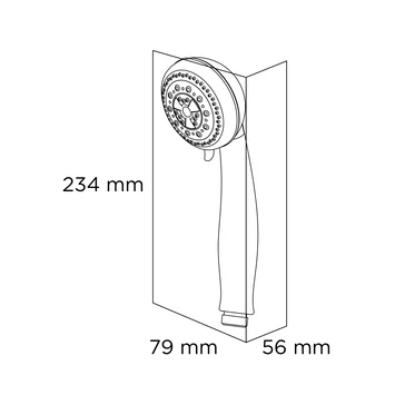 Tiger Splash handdouche Trento 3 standen chroom Tiger Splash Handdouche Trento 3 Standen Chroom -Badkamerwinkel Voor Thuis 123 3411