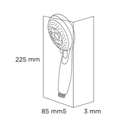 Tiger Splash Eco Handdouche Malaga Waterbesparend Chroom 4 Tiger Splash Eco Handdouche Malaga Waterbesparend Chroom -Badkamerwinkel Voor Thuis 123 3450