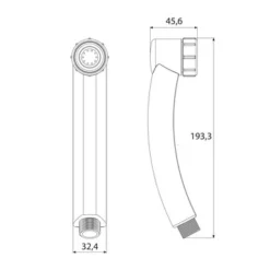 Tiger Splash Eco Handdouche Turbo Saver Chroom 3 Tiger Splash Eco Handdouche Turbo Saver Chroom -Badkamerwinkel Voor Thuis 123 3466