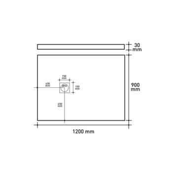Van Marcke Krypton douchebak in polybeton steenimitatie graniet 120x90 Van Marcke Krypton Douchebak In Polybeton Steenimitatie Graniet 120x90 -Badkamerwinkel Voor Thuis 123 3510