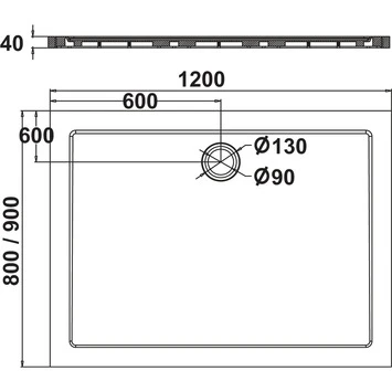 Sealskin Douchebak Fusion Rechthoek Inbouw 120x90x4 cm Wit Sealskin Douchebak Fusion Rechthoek Inbouw 120x90x4 Cm Wit -Badkamerwinkel Voor Thuis 123 3524