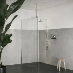 Sealskin Plafondsteun 80 Cm Zilver Hoogglans