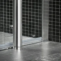 Tiger Boston Vloermontageset Tbv Kwartronde Douchecabine Chroom 100x100 Cm