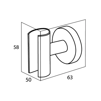 Tiger Douchekophouder Boston RVS Tiger Douchekophouder Boston RVS -Badkamerwinkel Voor Thuis 123 3611