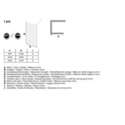 Sealskin Inloopdouche A3 I AM 200x120cm RVS 5 Sealskin Inloopdouche A3 I AM 200x120cm RVS -Badkamerwinkel Voor Thuis 123 3628