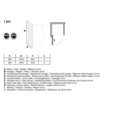 Sealskin Swingdeur Voor Douchewand I AM 200x100 Cm Chroom -Badkamerwinkel Voor Thuis 123 3649