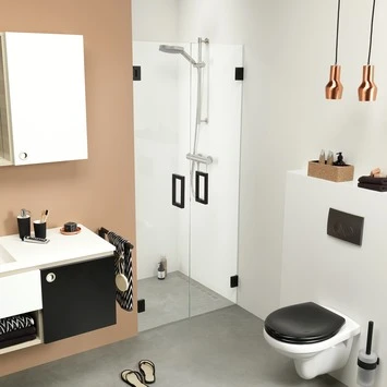 Sealskin Pendeldeur voor Nis I AM 80x200 cm Zwart Sealskin Pendeldeur Voor Nis I AM 80x200 Cm Zwart -Badkamerwinkel Voor Thuis 123 3655