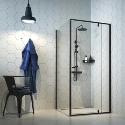 SEALSKIN Douchecabine Contour Zwart 100x200cm