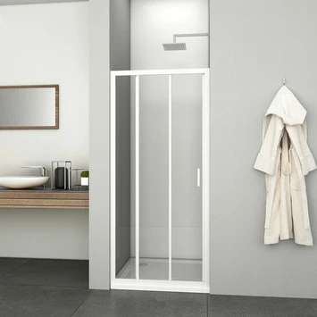 Allibert schuifdeur Happy wit 90x185cm Allibert Schuifdeur Happy Wit 90x185cm -Badkamerwinkel Voor Thuis 123 3674