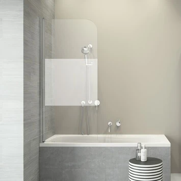 Sealskin Badwand Code L 50x152 cm met Gesatineerde Band Sealskin Badwand Code L 50x152 Cm Met Gesatineerde Band -Badkamerwinkel Voor Thuis 123 3700