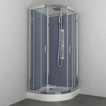 Allibert douchecabine Everest 90x90cm kwartrond Allibert Douchecabine Everest 90x90cm Kwartrond -Badkamerwinkel Voor Thuis 123 3795
