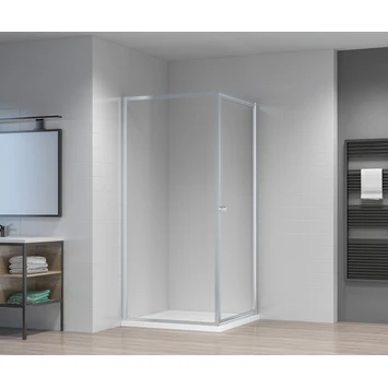 Atlantic Roan Douchewand en -deur 90x90x190cm Chroom Atlantic Roan Douchewand En -deur 90x90x190cm Chroom -Badkamerwinkel Voor Thuis 123 3809