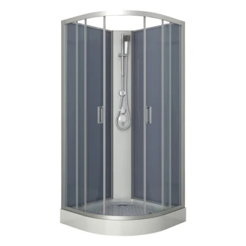 Allibert douchecabine Happy 90x90x220 cm kwartrond Allibert Douchecabine Happy 90x90x220 Cm Kwartrond -Badkamerwinkel Voor Thuis 123 3815