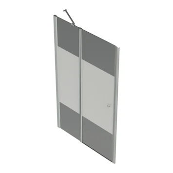 Van Marcke Hoover douchewand draaideur 120x195 Van Marcke Hoover Douchewand Draaideur 120x195 -Badkamerwinkel Voor Thuis 123 3820