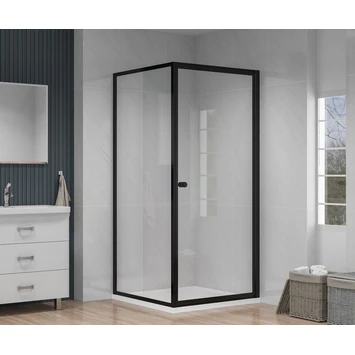 Atlantic Roan Douchewand en -deur 90x90x190cm Zwart Atlantic Roan Douchewand En -deur 90x90x190cm Zwart -Badkamerwinkel Voor Thuis 123 3887