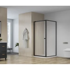 Atlantic Roan Douchewand En -deur 90x90x190cm Zwart 3 Atlantic Roan Douchewand En -deur 90x90x190cm Zwart -Badkamerwinkel Voor Thuis 123 3889