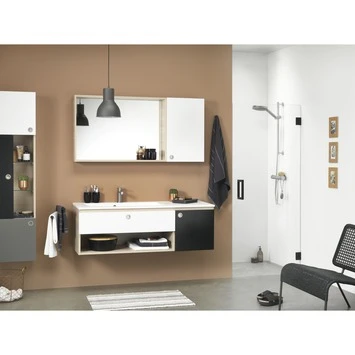 Sealskin Swingdeur voor Nis I AM 100x200 cm Zwart Sealskin Swingdeur Voor Nis I AM 100x200 Cm Zwart -Badkamerwinkel Voor Thuis 123 3935