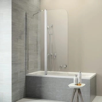 Sealskin Badwand Code L 2-delig 130x152 cm Sealskin Badwand Code L 2-delig 130x152 Cm -Badkamerwinkel Voor Thuis 123 3968