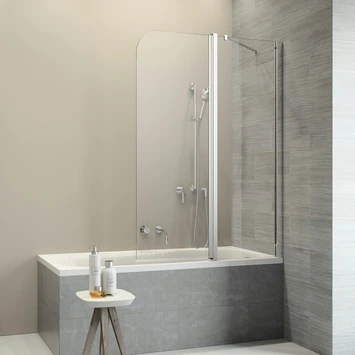 Sealskin Badwand Code R 2-delig 110x152 cm Sealskin Badwand Code R 2-delig 110x152 Cm -Badkamerwinkel Voor Thuis 123 3971