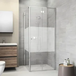 Sealskin Douchewand Code L 90x197 Cm Met Gesatineerde Band