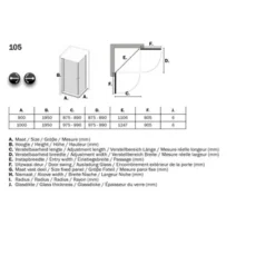 Sealskin Douchecabine Met Swingdeur C105 Hoekinstap 90x195 Cm Chroom -Badkamerwinkel Voor Thuis 123 4084