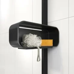 Sealskin Inc. Inloopdouche Type A1 100x30x200 Cm Met Douchemand, 8 Mm Helder Veiligheidsglas Met Antikalklaag Mat Zwart -Badkamerwinkel Voor Thuis 123 4117