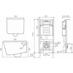 Geberit Inbouwreservoir UP100 Pureflow Met Wandcloset Zonder Spoelrand 2 Geberit Inbouwreservoir UP100 Pureflow Met Wandcloset Zonder Spoelrand -Badkamerwinkel Voor Thuis 123 414