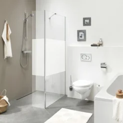 Sealskin Vast Deel Voor Inloopdouche Style A3 30x195 Cm Met Gesatineerde Band