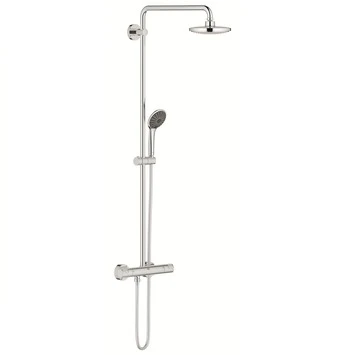 Grohe Regendouche Vitalio Joy Ø18 cm met Thermostatische Douchekraan Grohe Regendouche Vitalio Joy Ø18 Cm Met Thermostatische Douchekraan -Badkamerwinkel Voor Thuis 123 4166