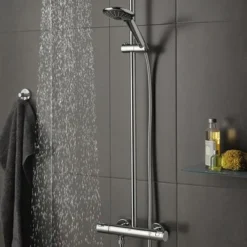 Grohe Regendouche Vitalio Joy Ø18 Cm Met Thermostatische Douchekraan 2 Grohe Regendouche Vitalio Joy Ø18 Cm Met Thermostatische Douchekraan -Badkamerwinkel Voor Thuis 123 4168