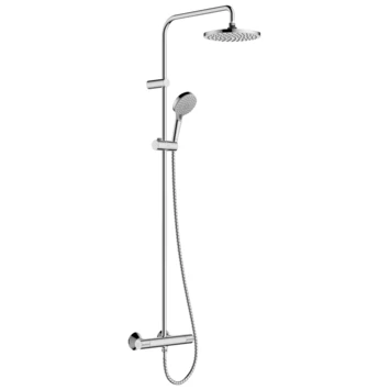 Hansgrohe douchesysteem Vernis Blend 200 met thermostaatkraan chroom Hansgrohe Douchesysteem Vernis Blend 200 Met Thermostaatkraan Chroom -Badkamerwinkel Voor Thuis 123 4208