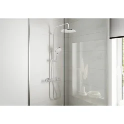 Hansgrohe Douchesysteem Vernis Blend 200 Met Thermostaatkraan Chroom 5 Hansgrohe Douchesysteem Vernis Blend 200 Met Thermostaatkraan Chroom -Badkamerwinkel Voor Thuis 123 4212