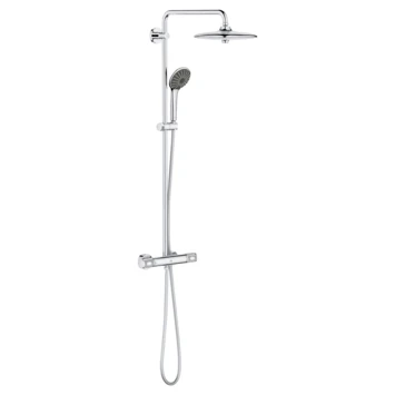 Grohe douchesysteem Vitalio joy 260 cooltouch met thermostaatkraan Quickfix chroom Grohe Douchesysteem Vitalio Joy 260 Cooltouch Met Thermostaatkraan Quickfix Chroom -Badkamerwinkel Voor Thuis 123 4257
