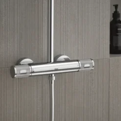 Grohe Douchesysteem Vitalio Joy 260 Cooltouch Met Thermostaatkraan Quickfix Chroom 8 Grohe Douchesysteem Vitalio Joy 260 Cooltouch Met Thermostaatkraan Quickfix Chroom -Badkamerwinkel Voor Thuis 123 4265