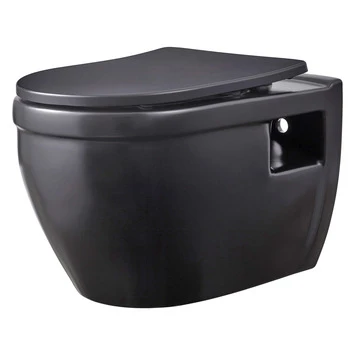 Atlantic Tyler wandcloset randloos zwart inclusief wcbril Atlantic Tyler Wandcloset Randloos Zwart Inclusief Wcbril -Badkamerwinkel Voor Thuis 123 430