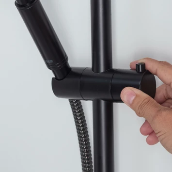 Tiger doucheset Akcent 3 straalstanden zwart/messing Tiger Doucheset Akcent 3 Straalstanden Zwart/messing -Badkamerwinkel Voor Thuis 123 4316