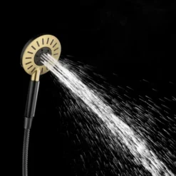 Tiger Doucheset Akcent 3 Straalstanden Zwart/messing 7 Tiger Doucheset Akcent 3 Straalstanden Zwart/messing -Badkamerwinkel Voor Thuis 123 4317