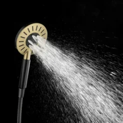 Tiger Doucheset Akcent 3 Straalstanden Zwart/messing 9 Tiger Doucheset Akcent 3 Straalstanden Zwart/messing -Badkamerwinkel Voor Thuis 123 4319