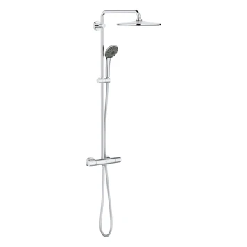 Grohe douchesysteem Vitalio joy 310 cooltouch met thermostaatkraan QuickFix chroom Grohe Douchesysteem Vitalio Joy 310 Cooltouch Met Thermostaatkraan QuickFix Chroom -Badkamerwinkel Voor Thuis 123 4412