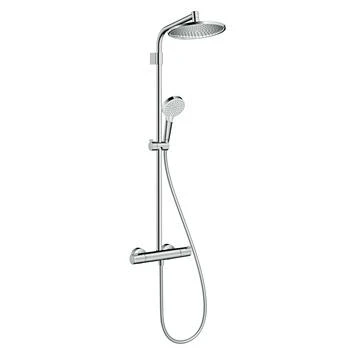 Hansgrohe regendoucheset met thermostatische douchekraan Crometta S240 Varia Hansgrohe Regendoucheset Met Thermostatische Douchekraan Crometta S240 Varia -Badkamerwinkel Voor Thuis 123 4432