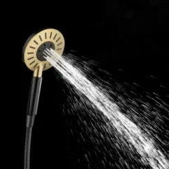 Tiger Regendoucheset Akcent Zwart/messing Incl Kraan En Handdouche Met 3 Straalstanden 3 Tiger Regendoucheset Akcent Zwart/messing Incl Kraan En Handdouche Met 3 Straalstanden -Badkamerwinkel Voor Thuis 123 4459