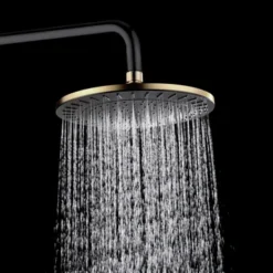 Tiger Regendoucheset Akcent Zwart/messing Incl Kraan En Handdouche Met 3 Straalstanden 6 Tiger Regendoucheset Akcent Zwart/messing Incl Kraan En Handdouche Met 3 Straalstanden -Badkamerwinkel Voor Thuis 123 4462