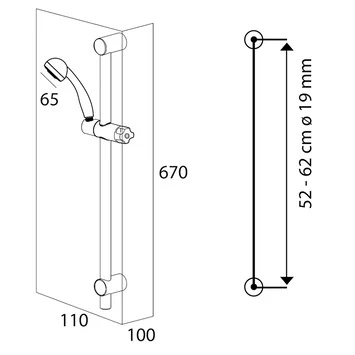 Tiger Doucheset Splash Como met Glijstang Chroom Tiger Doucheset Splash Como Met Glijstang Chroom -Badkamerwinkel Voor Thuis 123 4494